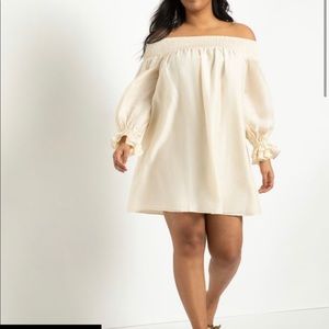 Eloquii mini off the shoulder dress - 16